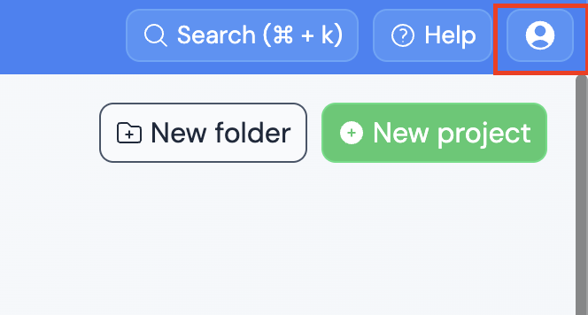 profile button